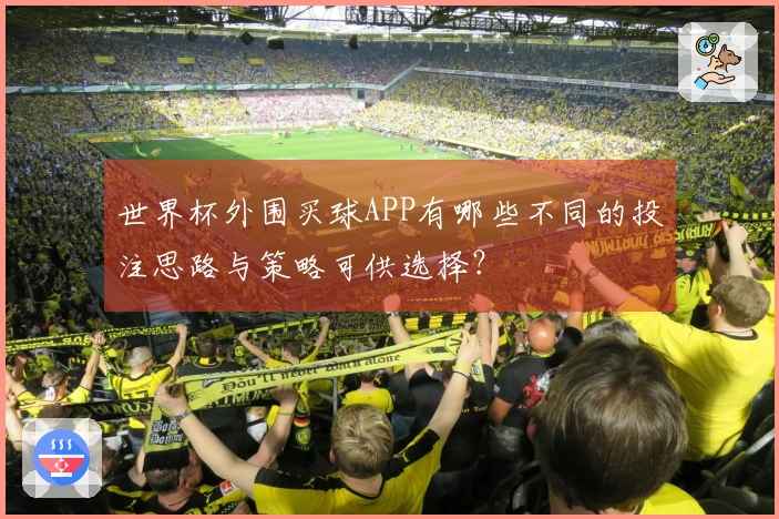 世界杯外围买球APP有哪些不同的投注思路与策略可供选择？