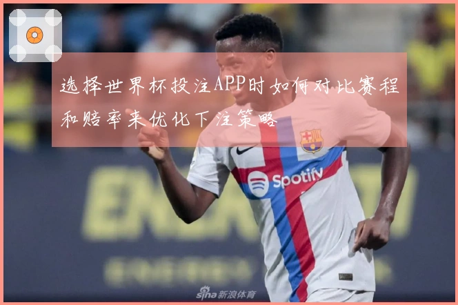 选择世界杯投注APP时如何对比赛程和赔率来优化下注策略